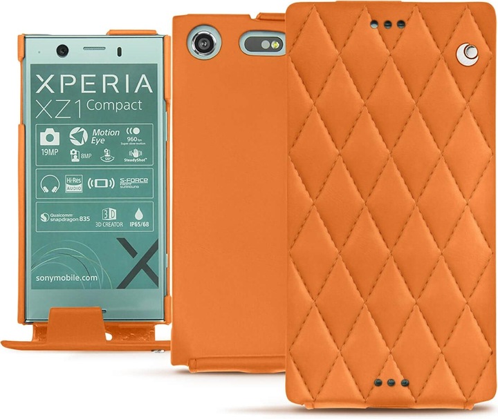 Productafbeelding Noreve Lederen omslag verticaal (Sony Xperia XZ1 Compact)