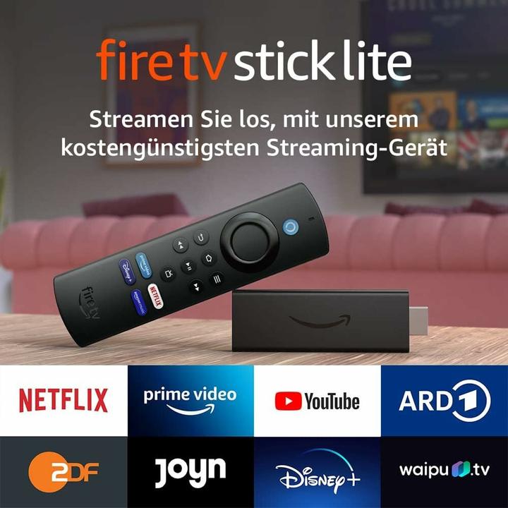 Immagine prodotto Amazon Fire TV Stick Lite (8 GB, Sistema operativo antincendio)
