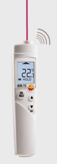 Image du produit Testo Thermomètre infrarouge 826-T2 Op Op