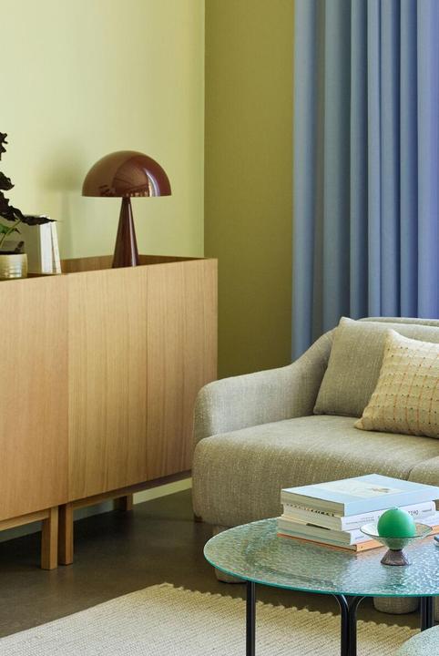 Actual product image Hübsch Mush Table Lamp Tall Brown (E14)