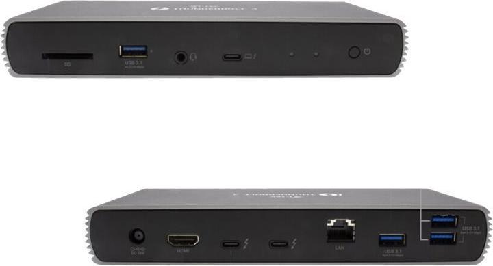 Produktbild i-tec Tb4dualdockpd (Thunderbolt, 10 Ports)