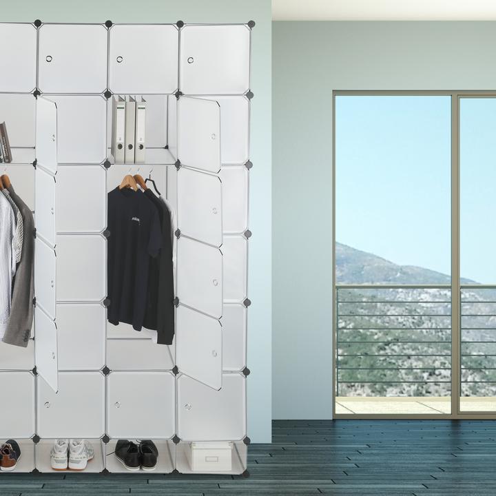 Actual product image Relaxdays XXL Modular Wardrobe (180 x 46.5 x 234 cm)
