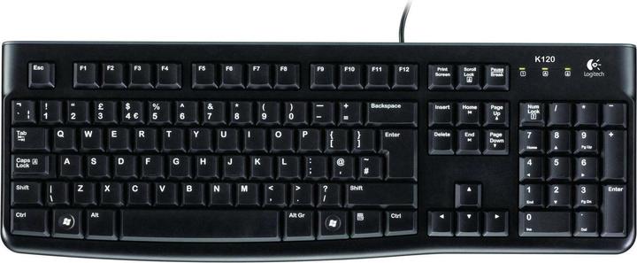 Logitech K120 (UK, Cable)