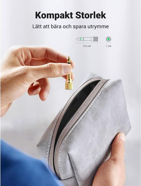 Immagine prodotto Ugreen Spina jack da 6,35 mm a presa da 3,5 mm (Adattatore jack)