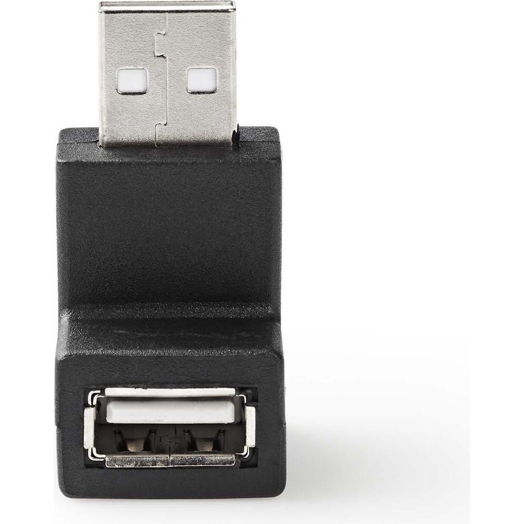 Thumbnail - Nedis USB-A Adapter USB 2.0 USB-A Stecker USB-A Buchse 480 Mbps Rund Vernickelt PVC (USB 2.0), USB Kabel