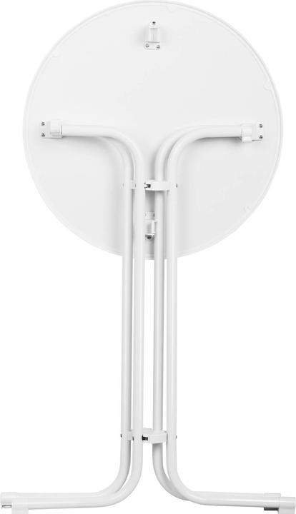Immagine prodotto Royal Catering Tavolo da bar - Ø 80 cm - pieghevole - bianco (88 x 80 cm)