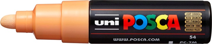 Actual product image Posca Marker PC-7M round tip (Orange, 5.50 mm, 1 x)