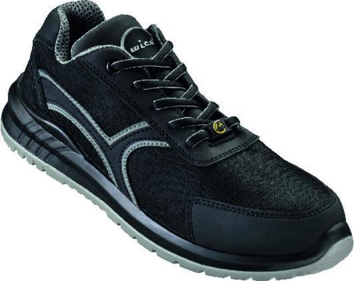 Actual product image Feldtmann WICA Halbschuh SASSNITZ NUOVO Schwarz/grau, S1P SR ESD Gr. 37 (S1P, 37)