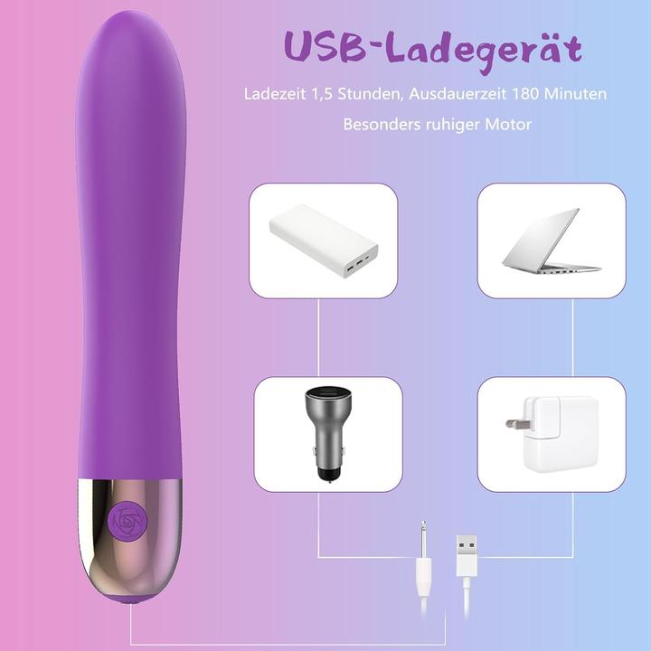 Produktbild Enlove Silikon Vibrator mit Stossfunktion und 10 Modi