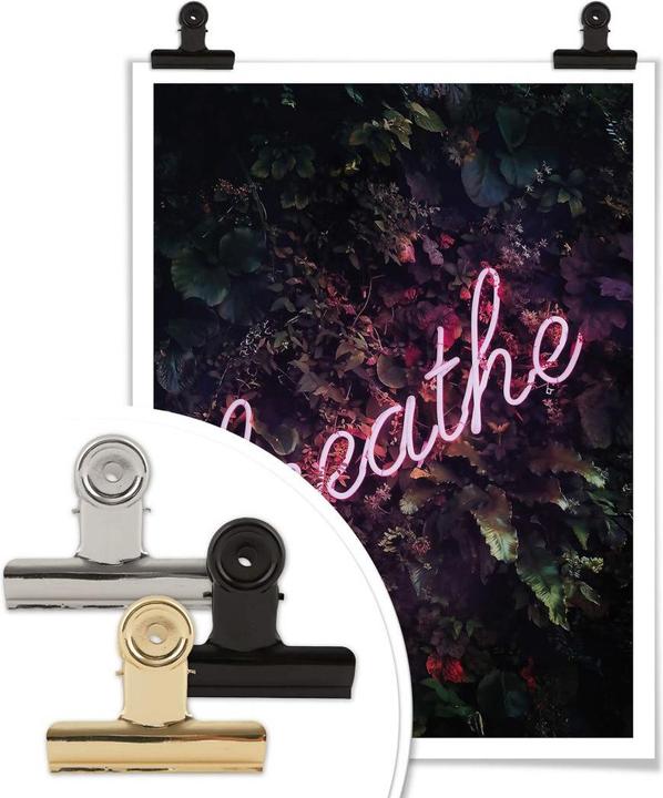 Actual product image Trenddeko Neon sign: Breathe (60 x 80 cm)