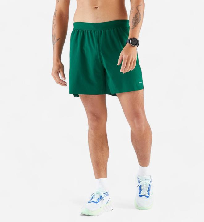 Produktbild Kiprun Men's Running Shorts - Run 500 Comfort - Green (XXL)
