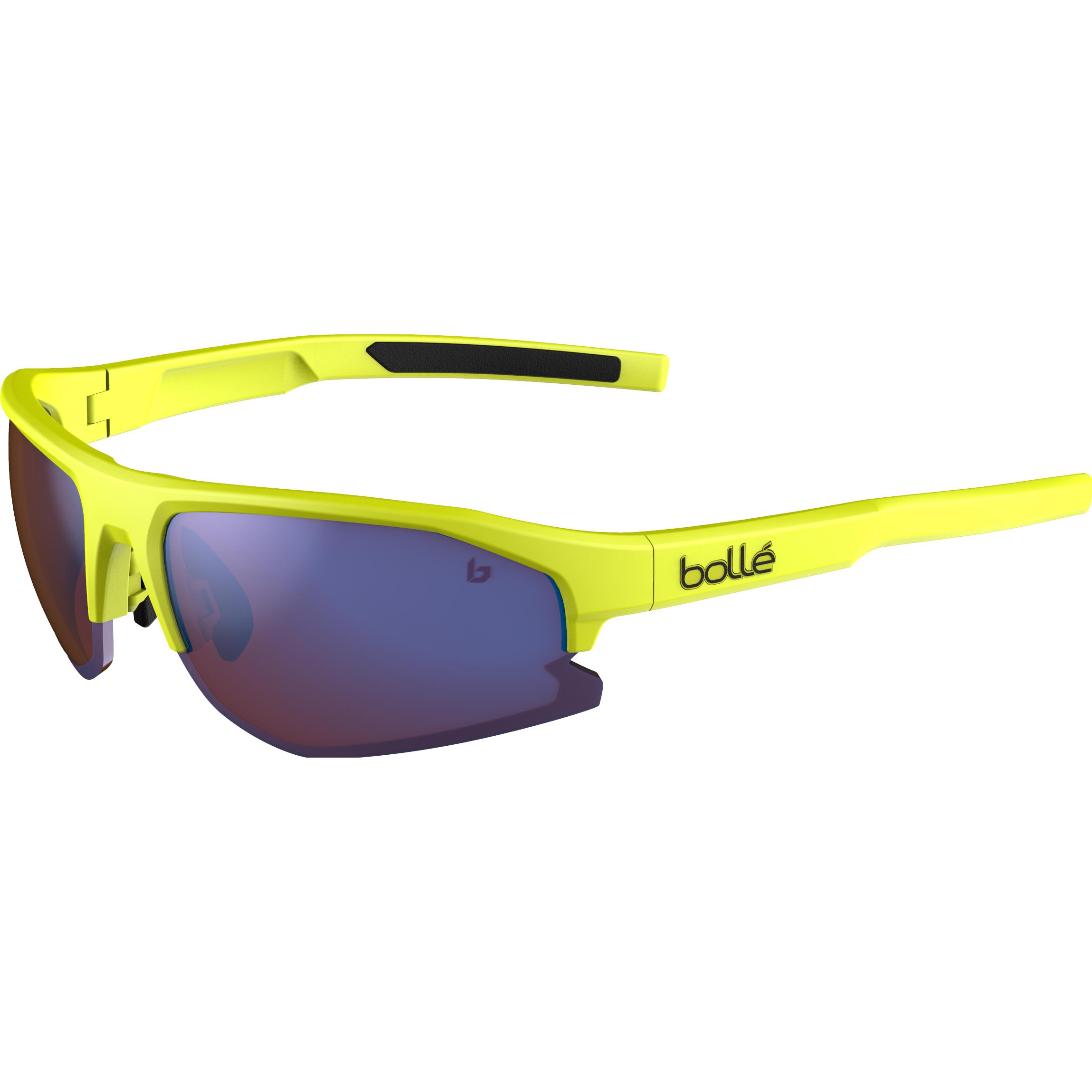 Bollé, Donne, Occhiali sportivi, Bolt 2.0 S3 (VLT 15%) (Giallo acido opaco, Marrone Blu), Giallo