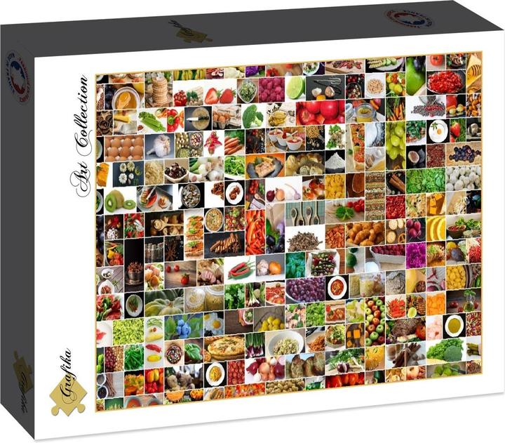Produktbild Grafika Puzzle Collage: Küche in Farben 1500 Teile (1500 Teile)