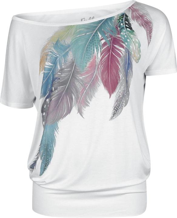 Produktbild Full Volume by EMP T-Shirt With Feathers Frontprint (M)