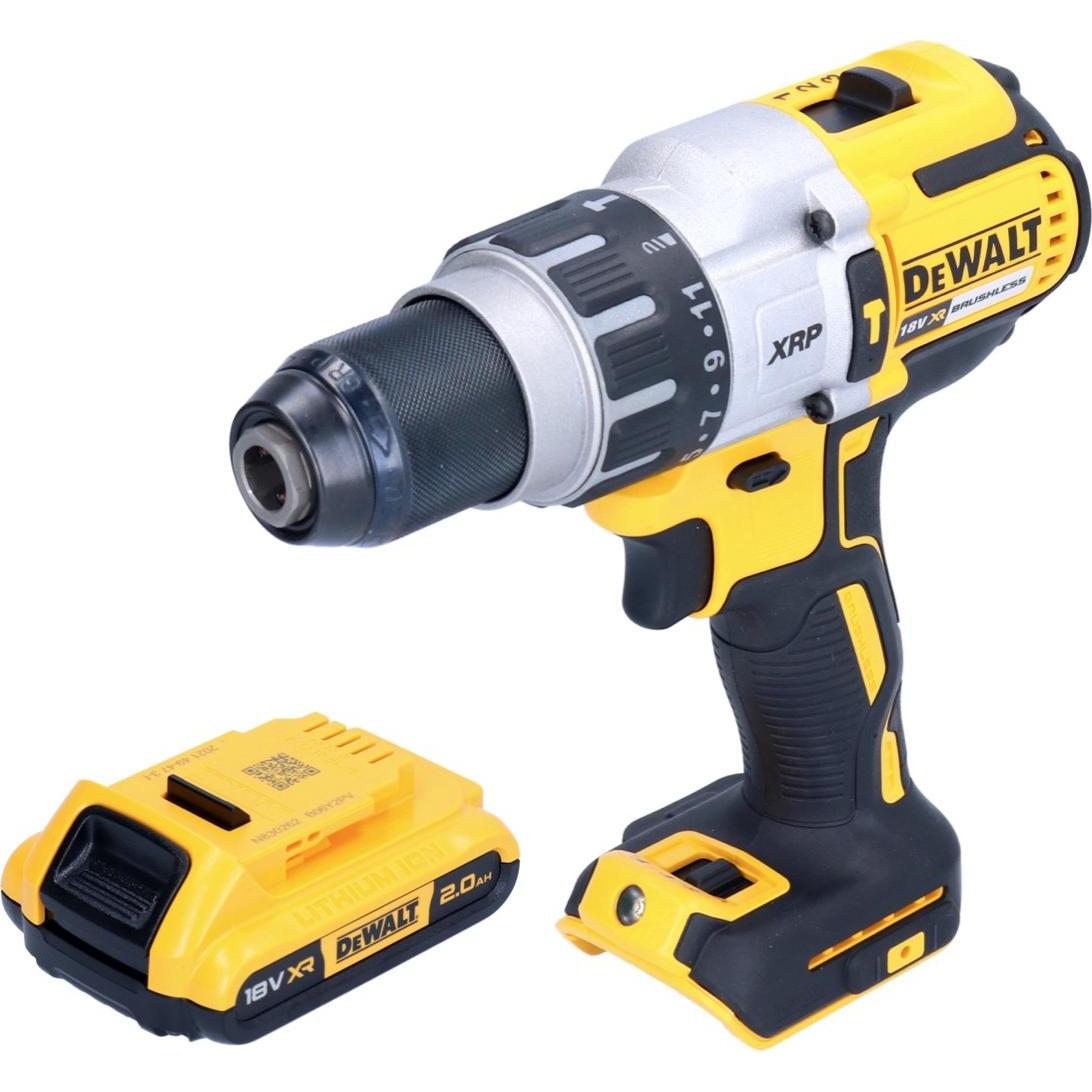 Thumbnail - DeWalt, Bohrmaschine + Akkuschrauber, DCD 996 N Akku Schlagbohrschrauber 18 V 95 Nm Brushless + 1x Akku 2,0 Ah - ohne La...
