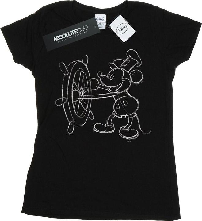 Disney Mickey Mouse Steamboat Sketch TShirt (L)