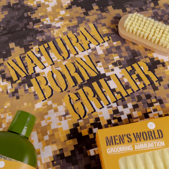 Immagine prodotto Accentra Set da bagno MEN'S WORLD in confezione regalo, comprendente 200 ml di detergente per il corpo, 200 (Set per la cura del corpo)