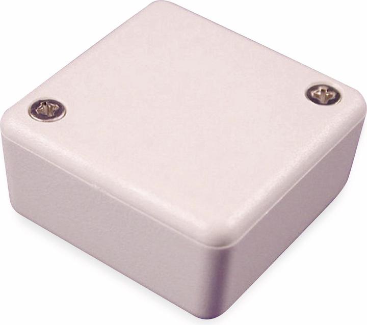 Actual product image Hammond Electronics 1551PGY Euro enclosure 40 x 40 x 20 ABS light grey (RAL 7035) 1 pc. (Housing)
