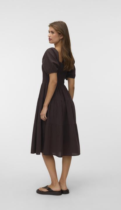 Image du produit Vero Moda VMROKAYA Midikleid Gesmoktes Kleid (M)