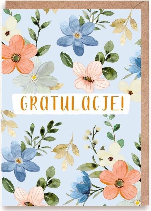 Image du produit Cardie Grusskarte Herzlichen Glückwunsch Blumen (1 pcs)