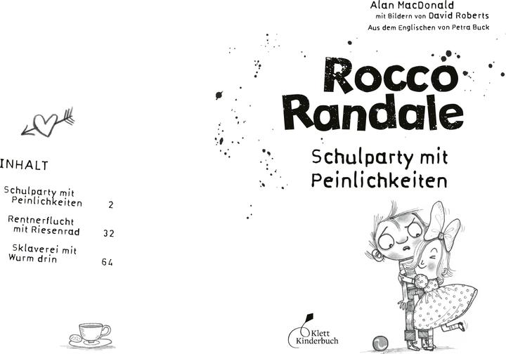 Produktbild Rocco Randale - Schulparty mit Peinlichkeiten (Deutsch, Alan MacDonald, David Roberts, Petra Buck, 2022)