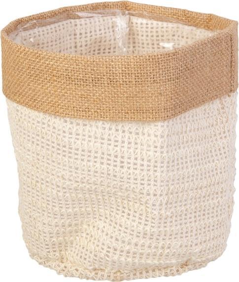 MICA Living Körbchenset 3-teilig - rund - braun/creme (3x)