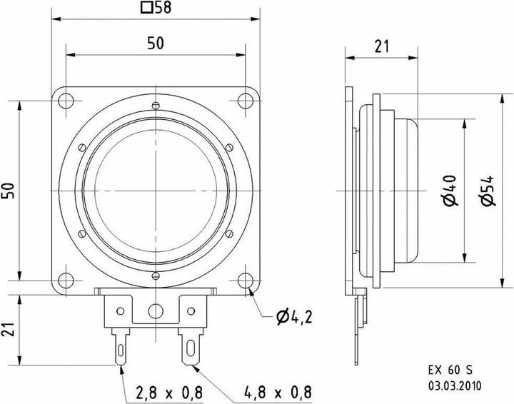 Produktbild Visaton EX 60 S / 4