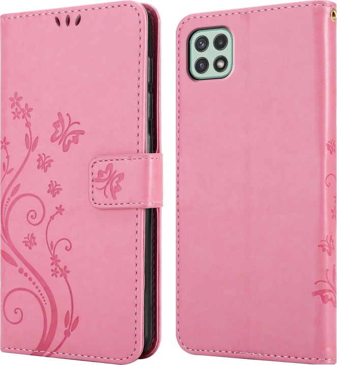 Actual product image Cadorabo Flower Book cover (Samsung Galaxy A22 5G)