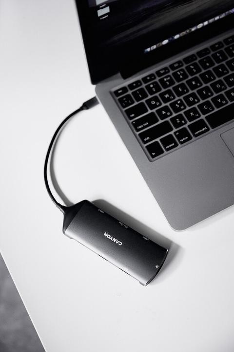 Actual product image Canyon DS-15 Docking Station (USB-C, 8 ports)