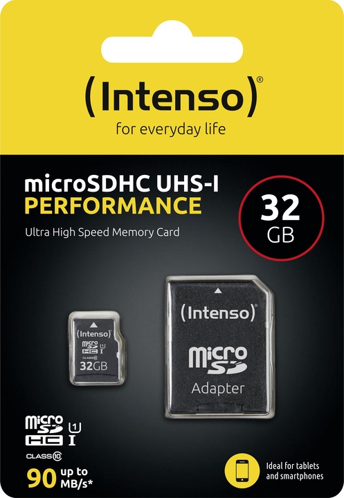 Image du produit Intenso Performance (32 Go, microSDHC, U1, UHS-I)