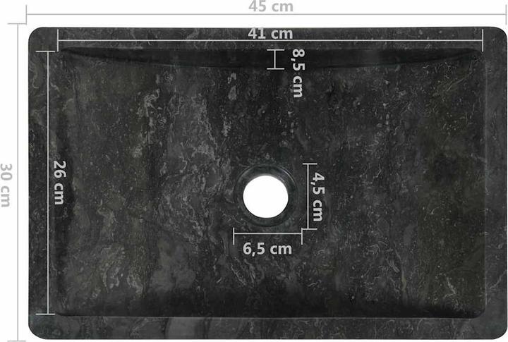 Produktbild vidaXL Becken (300 mm, 450 mm)