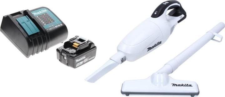 Produktbild Makita DCL 181 FRT1 W Akku Staubsauger 18 V Weiss + 1x Akku 5,0 Ah + Ladegerät