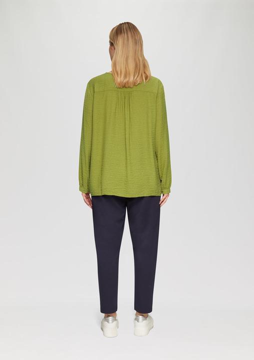 Image du produit S.Oliver Bluse Strukturierte Bluse aus Viskosemix mit Smok Detail (48)
