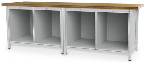 Actual product image Bedrunka & hirth Box workbench (250 cm, 75 cm)