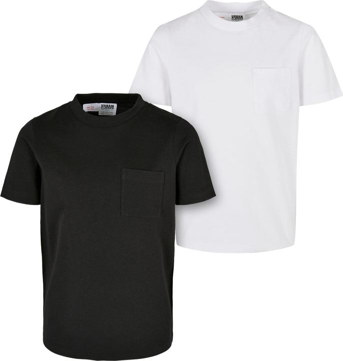 Image du produit Urban Classics Garçons Coton Organique Basic Pocket Tee 2-Pack - 17214 (134, 140)