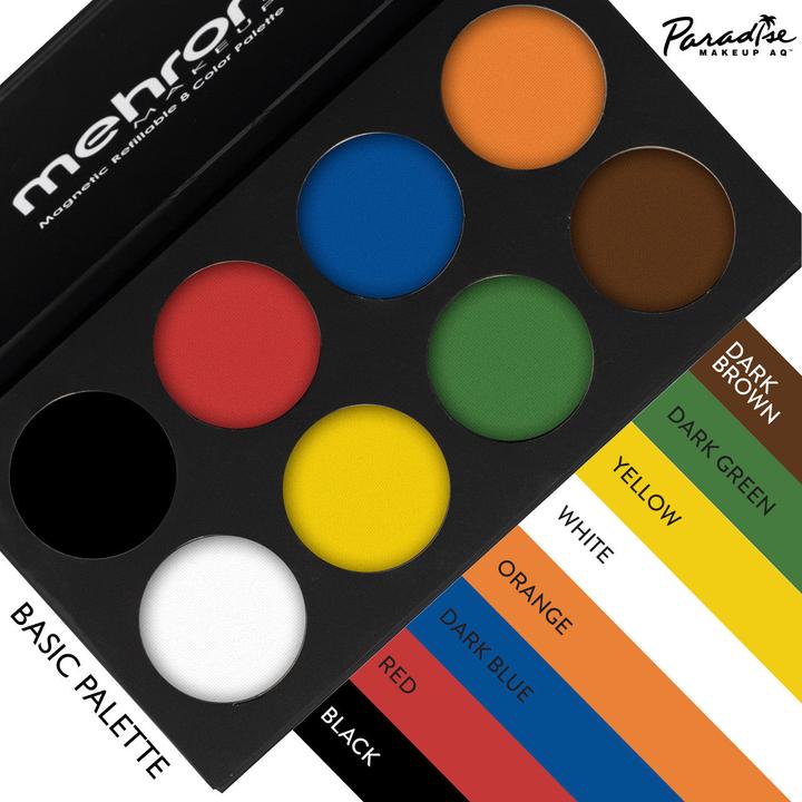 Produktbild Mehron Paradise AQ 8er Palette Basic