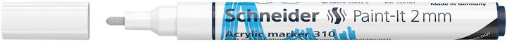 Valeurs nutritives et ingrédients Schneider Marqueur acrylique Paint-It 310 2mm blanc (1 x)