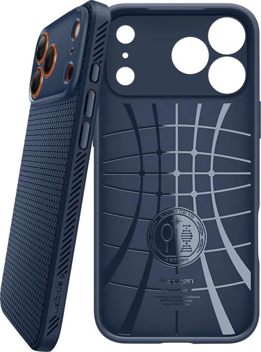 Actual product image Spigen - Liquid Air - iPhone 17 Pro Max - Navy Blue (Apple iPhone 17 Pro Max)