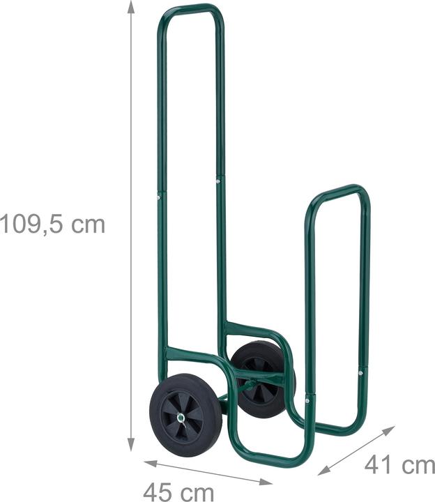 Image du produit Relaxdays Chariot à bois pour cheminée