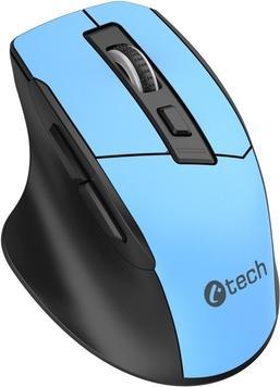 Actual product image C-Tech My¡ Ergo WLM-05, bezdrátová, 1600DPI, 6 tlaÄÄtek, USB nano receiver, modrá (Wireless)