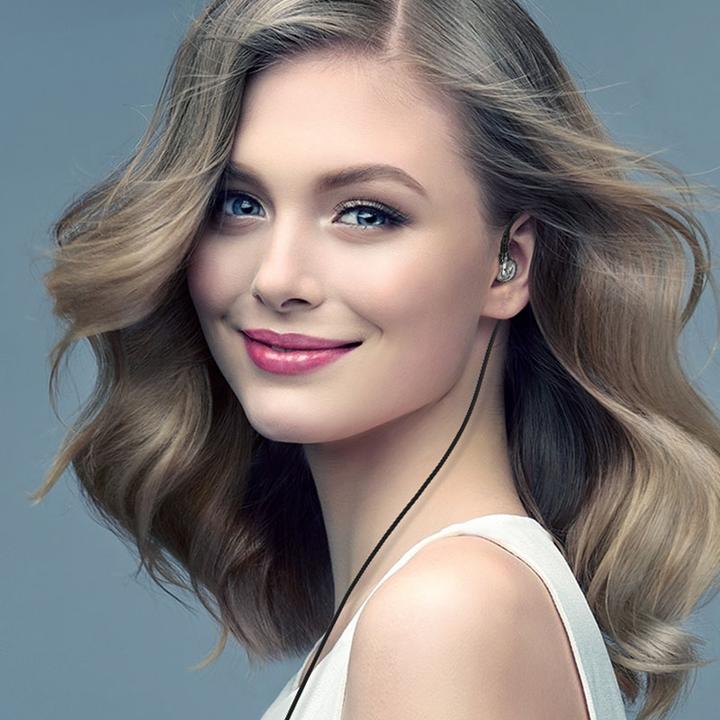 Actual product image Wekome YC06 Blackin series - HiFi headphones with 3.5 mm jack plug (white) (Cable)