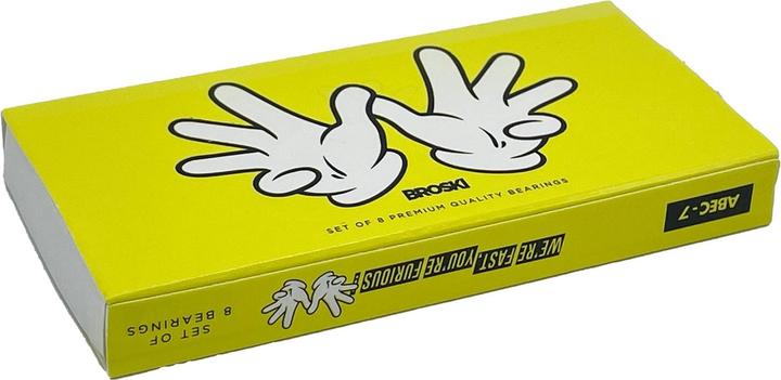 Actual product image Broski Hardware Fast and Furious ABEC 7 Bearings