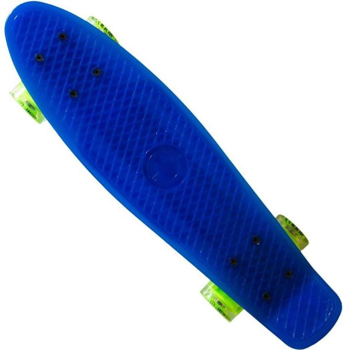 Master Skateboard Mini Longboard Skateboard - bleu (21.65")