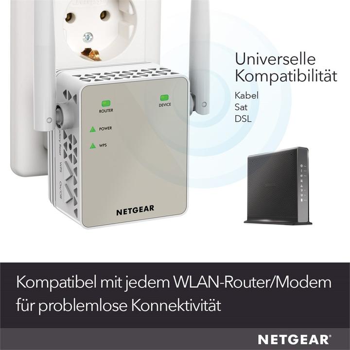 Immagine prodotto Netgear Ex6120-100pes (866 Mbit/s, 300 Mbit/s)
