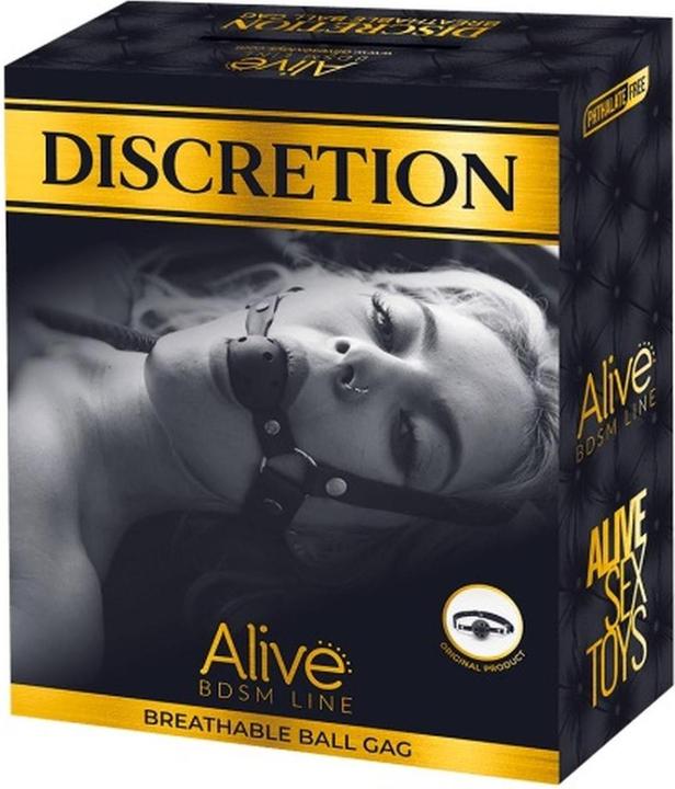 Actual product image Alive Discretion Breathable Gag Black