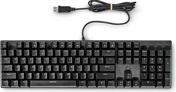 Produktbild Nedis Wired Gaming Keyboard USB Type-A Mechanische Tasten LED QWERTY US-Layout Stromversorgung über (Eng. Int., Kabelgebunden)
