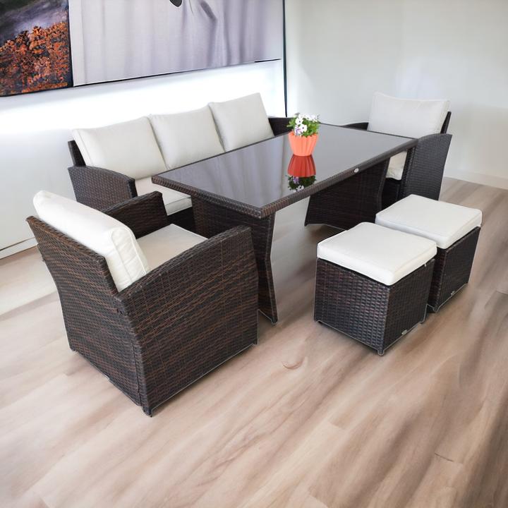 Actual product image Jet-Line Garden lounge furniture Havana brown