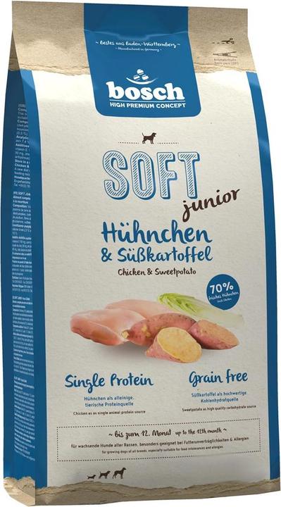 Immagine prodotto Bosch Petfood High Premium Soft Semi-Moist Food Junior Chicken & Sweet Potato (Junior, 1 pz., 2500 g)