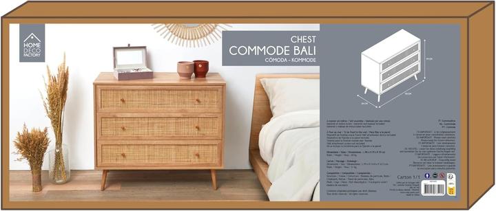 Image du produit Home Deco Factory Cěmoda 3 Cajons Bali (90 x 39 x 79 cm)