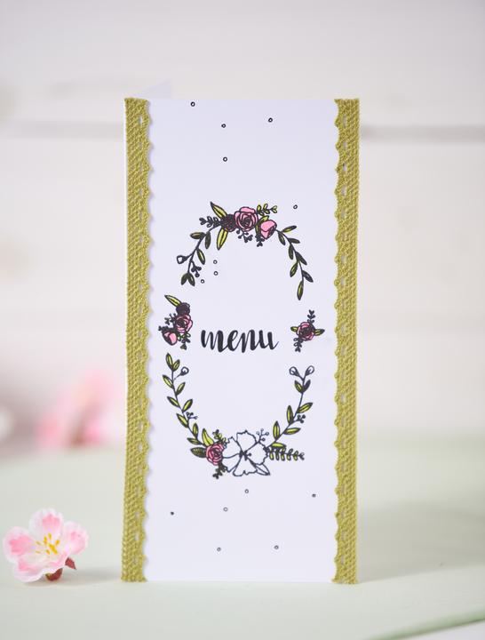 Produktbild VBS Silikonstempel "Florale Rahmen"